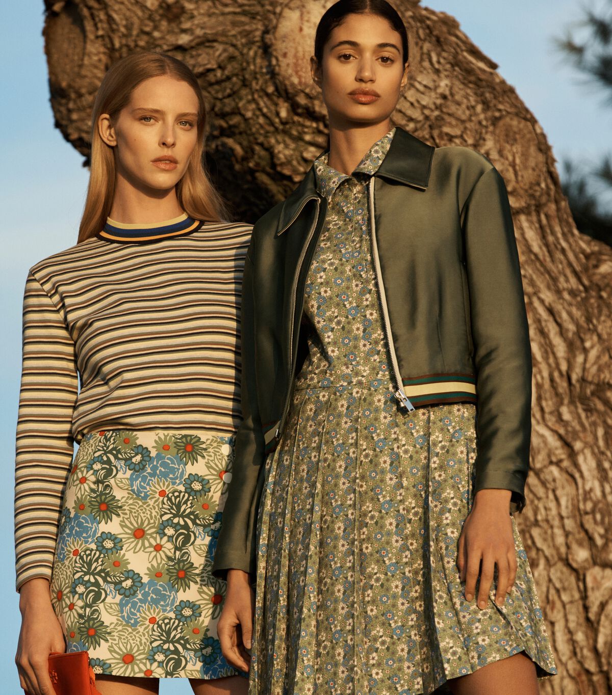 Tory Burch Green Cropped Satin Jackets