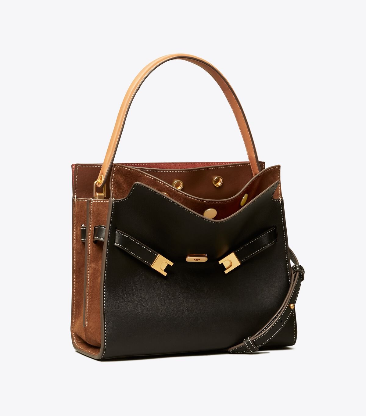 Tory Burch Black Small Lee Radziwill Satchel Bags