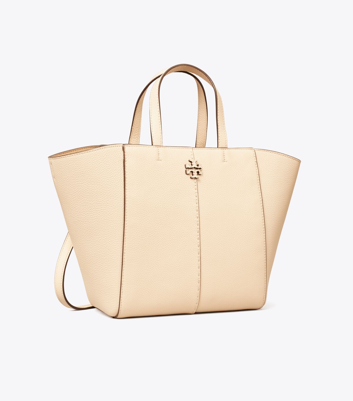 Tory Burch Beige Mcgraw Carryall Satchel Bags