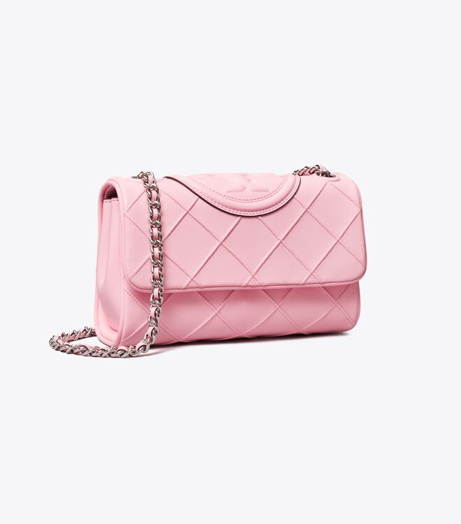 Tory Burch Pink Small Fleming Soft Convertible Shoulder Bags