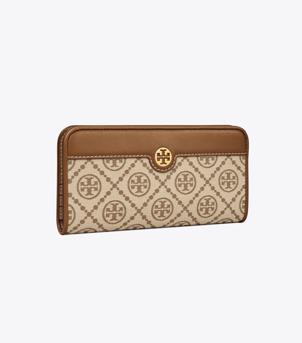 Tory Burch Brown T Monogram Wallets
