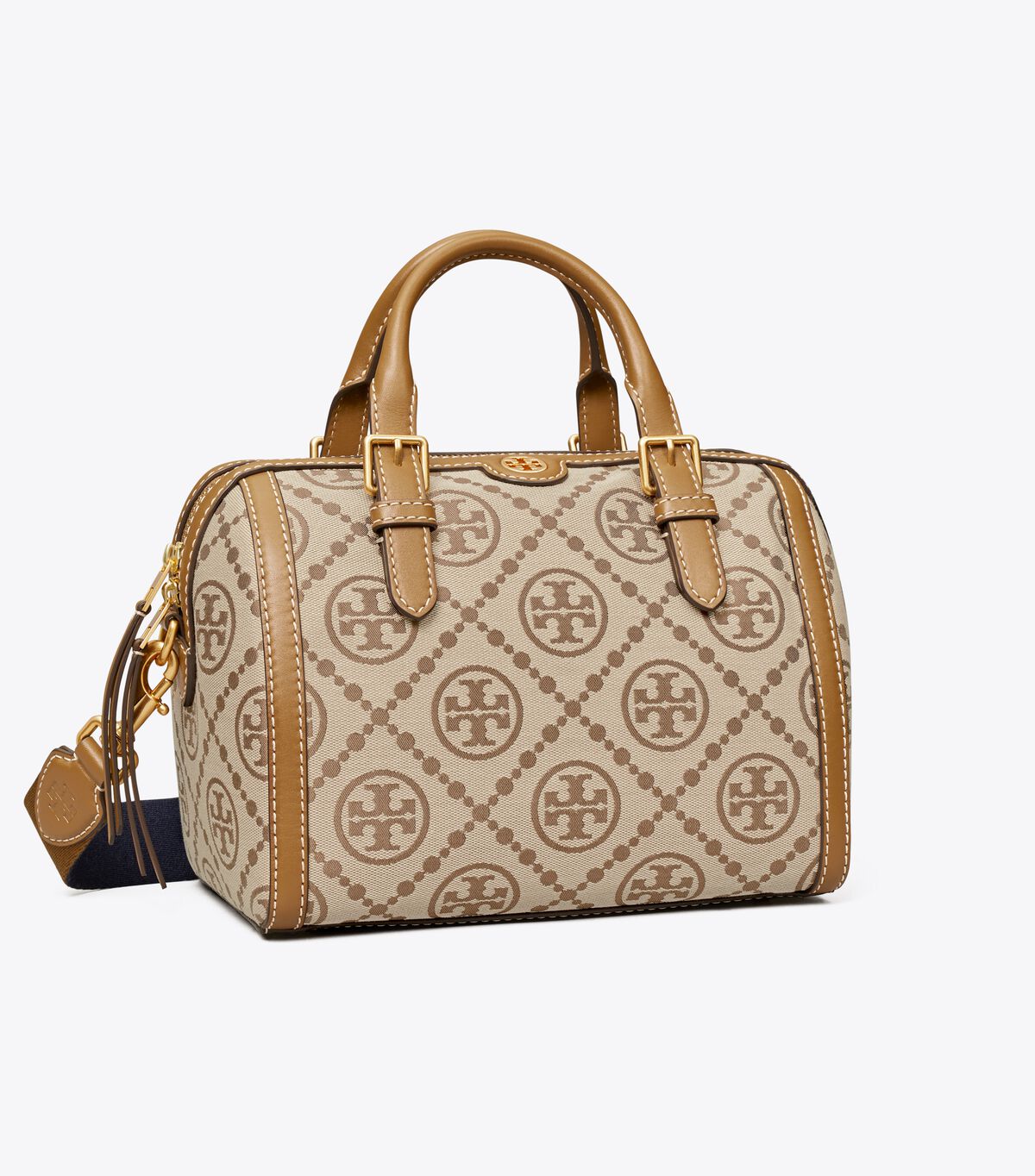 Tory Burch Brown T Monogram Satchel Bags