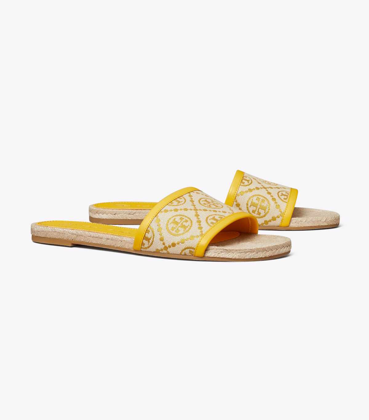 Tory Burch Gold / Yelow T Monogram Espadrille