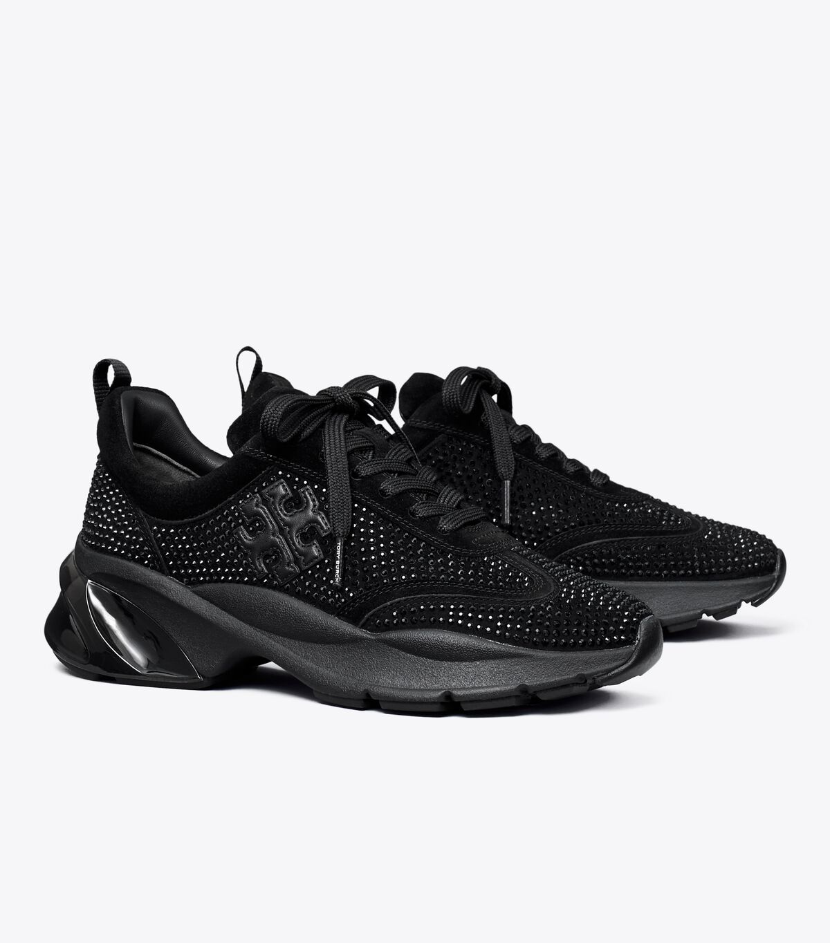 Tory Burch Black Good Luck Sneakers