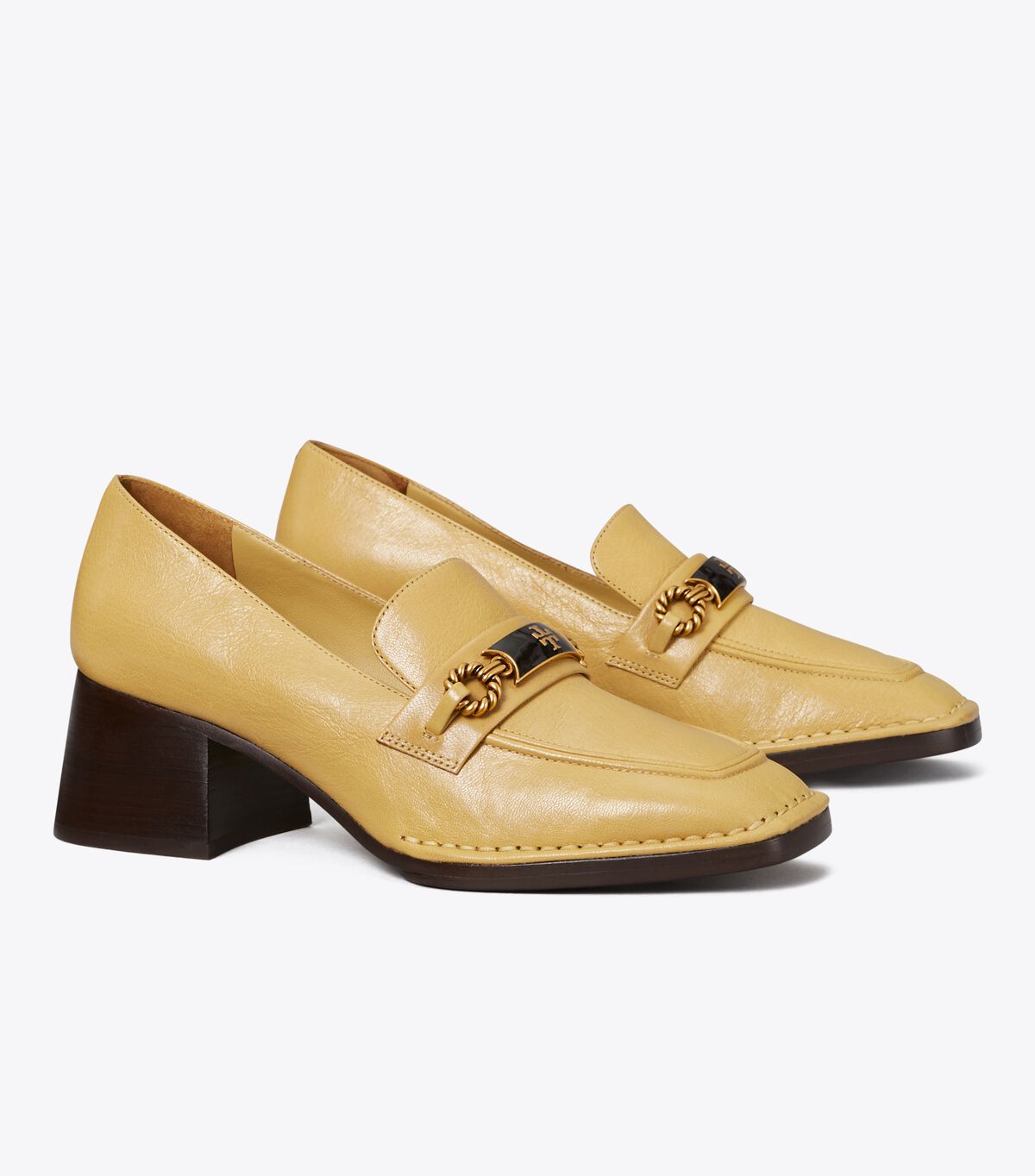 Tory Burch Dark Yellow Perrine Loafers