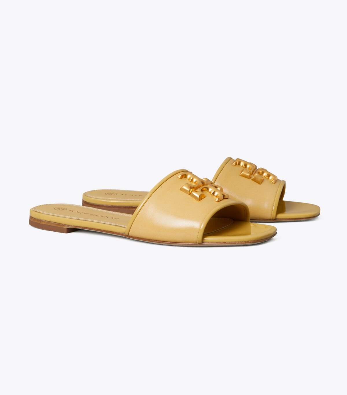 Tory Burch Dark Yellow Eleanor Sandals