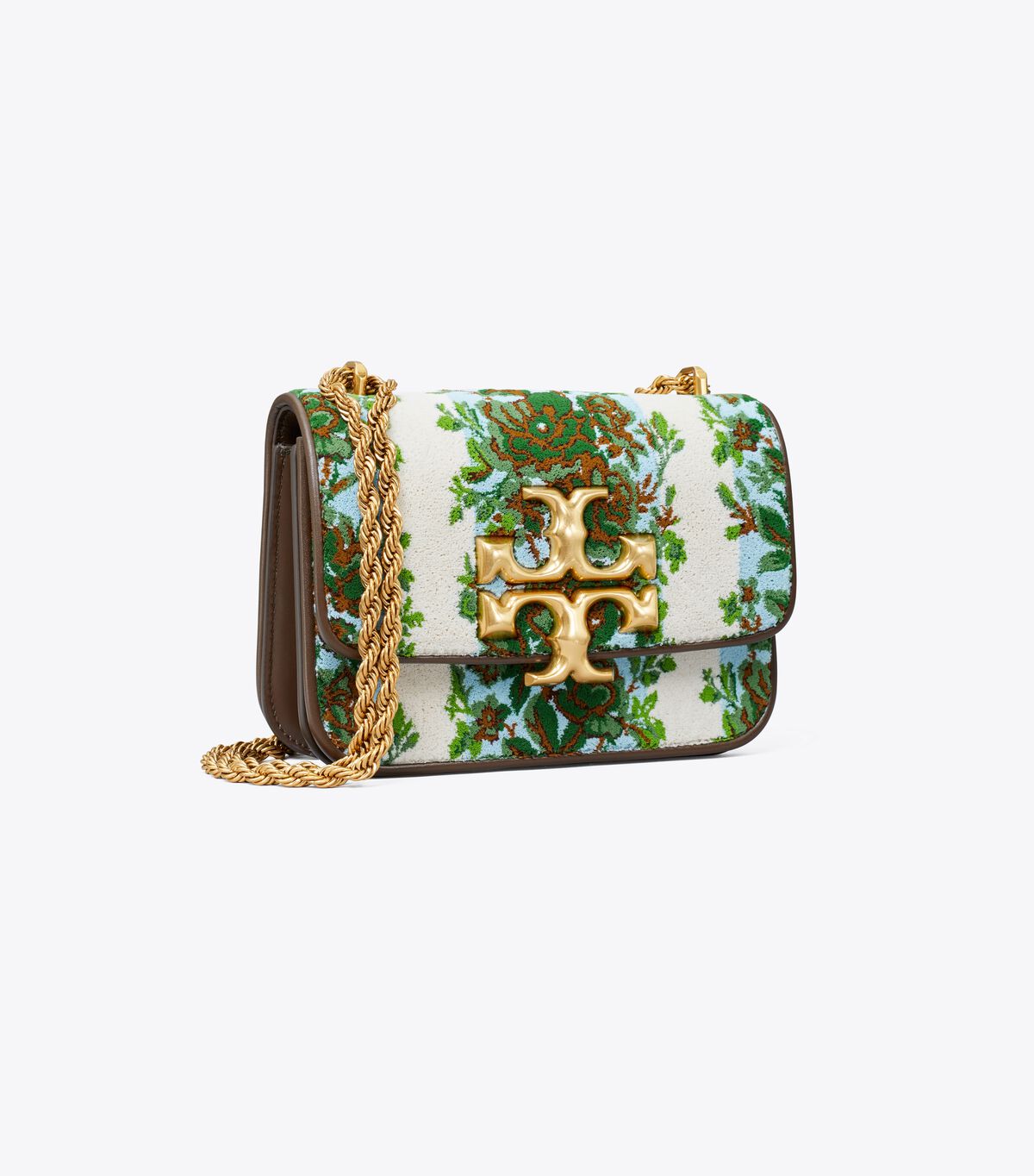 Tory Burch Multicolor Small Eleanor Flocked Shoulder Bags