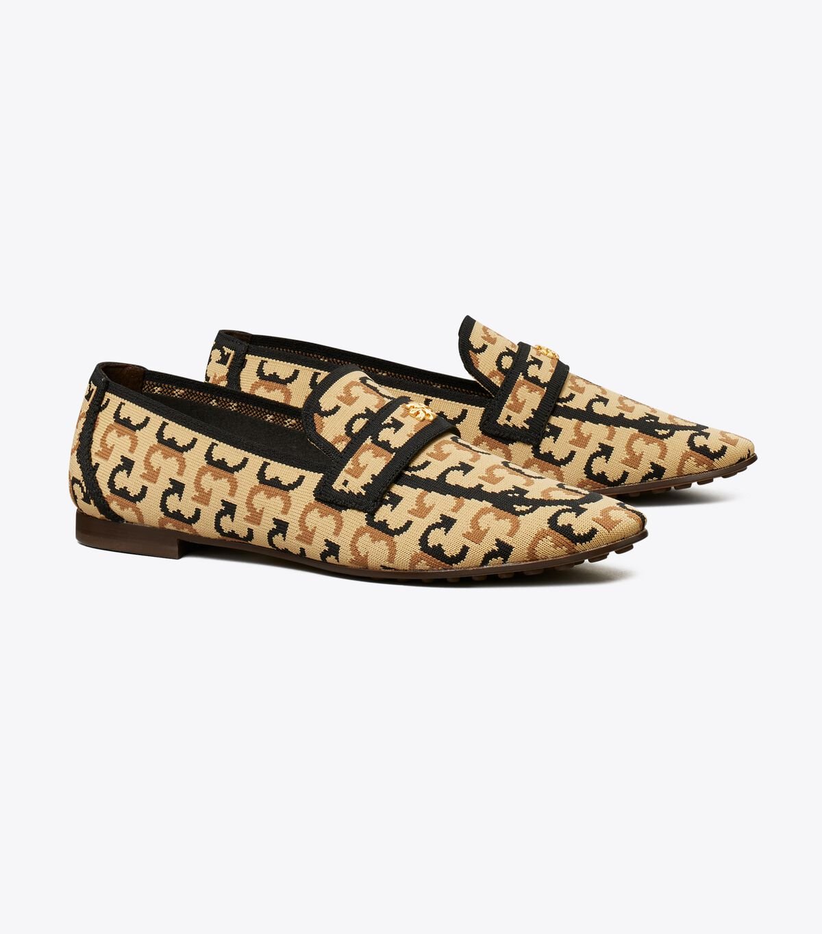 Tory Burch Brown Eleanor Ballet Flats