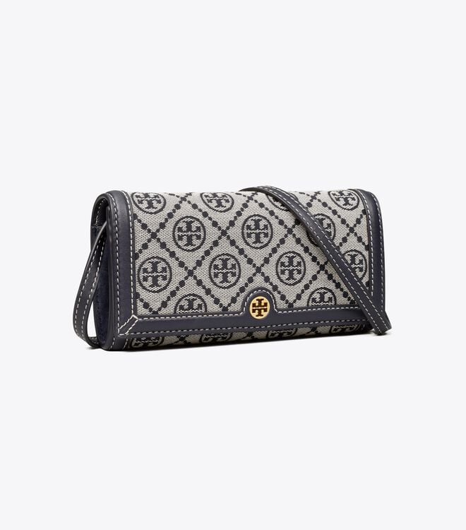 Tory Burch Navy T Monogram Mini Bag