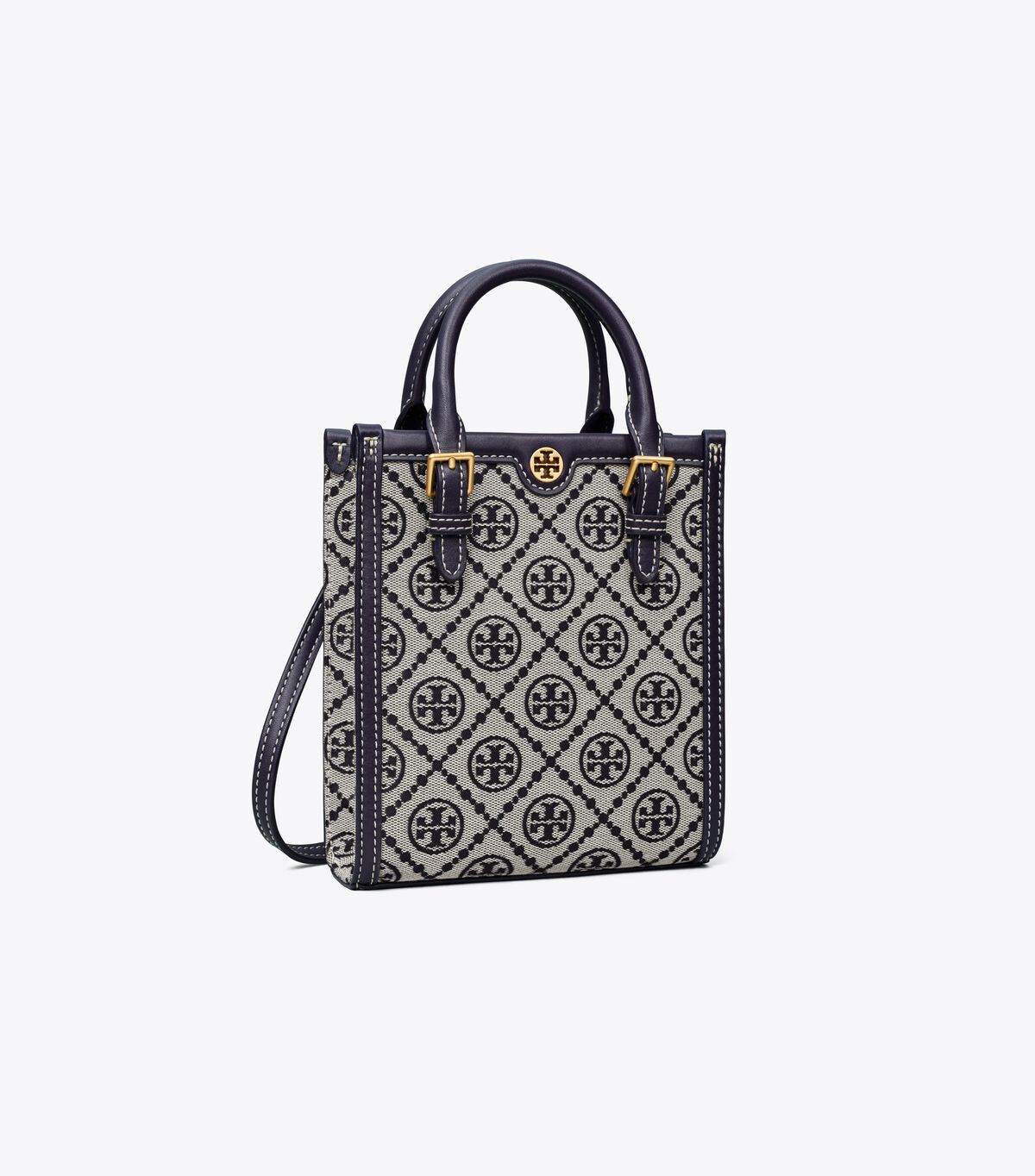 Tory Burch Navy T Monogram Mini Bag