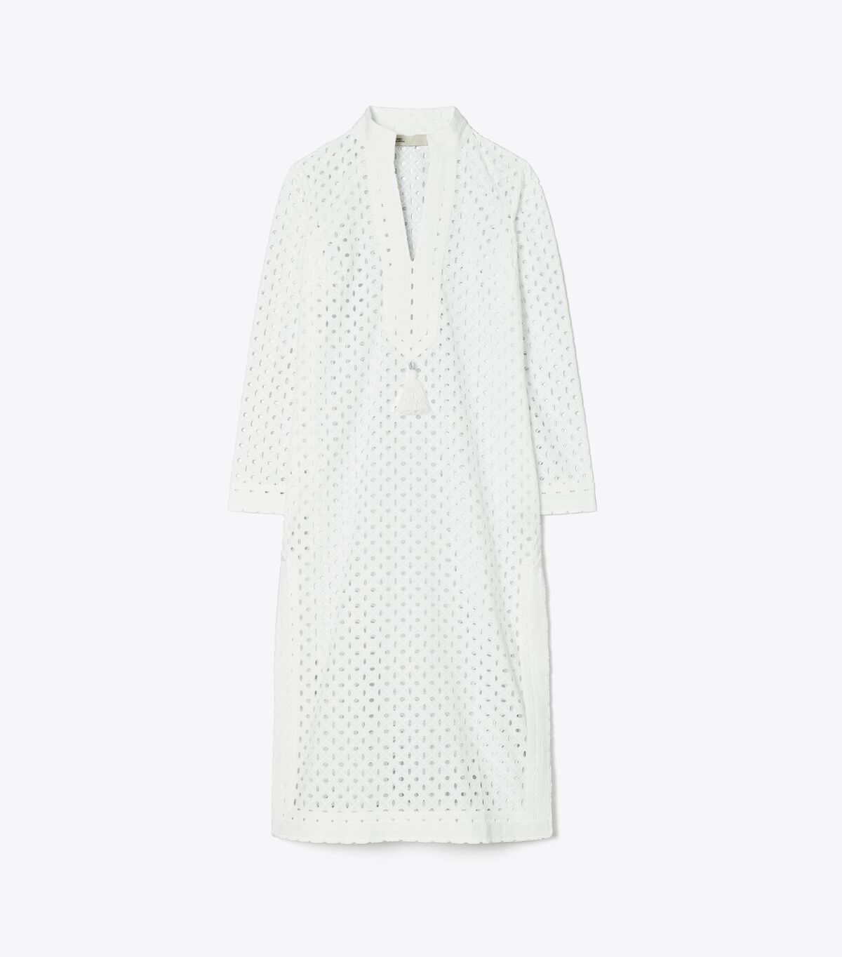 Tory Burch White Eyelet Mid-length Tory Dress