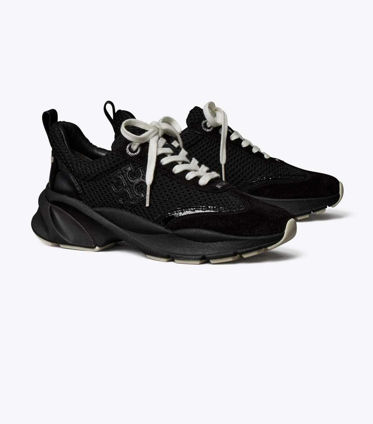 Tory Burch Black Good Luck Sneakers