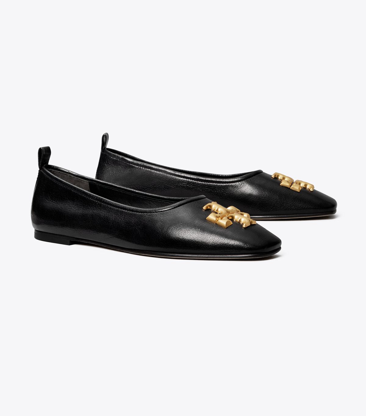 Tory Burch Black Eleanor Ballet Flats