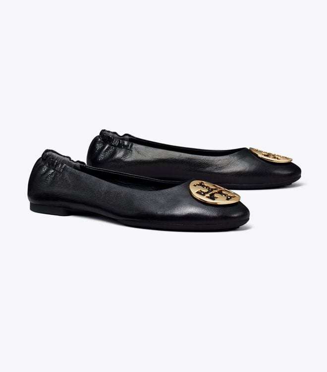 Tory Burch Black Claire Ballet Flats