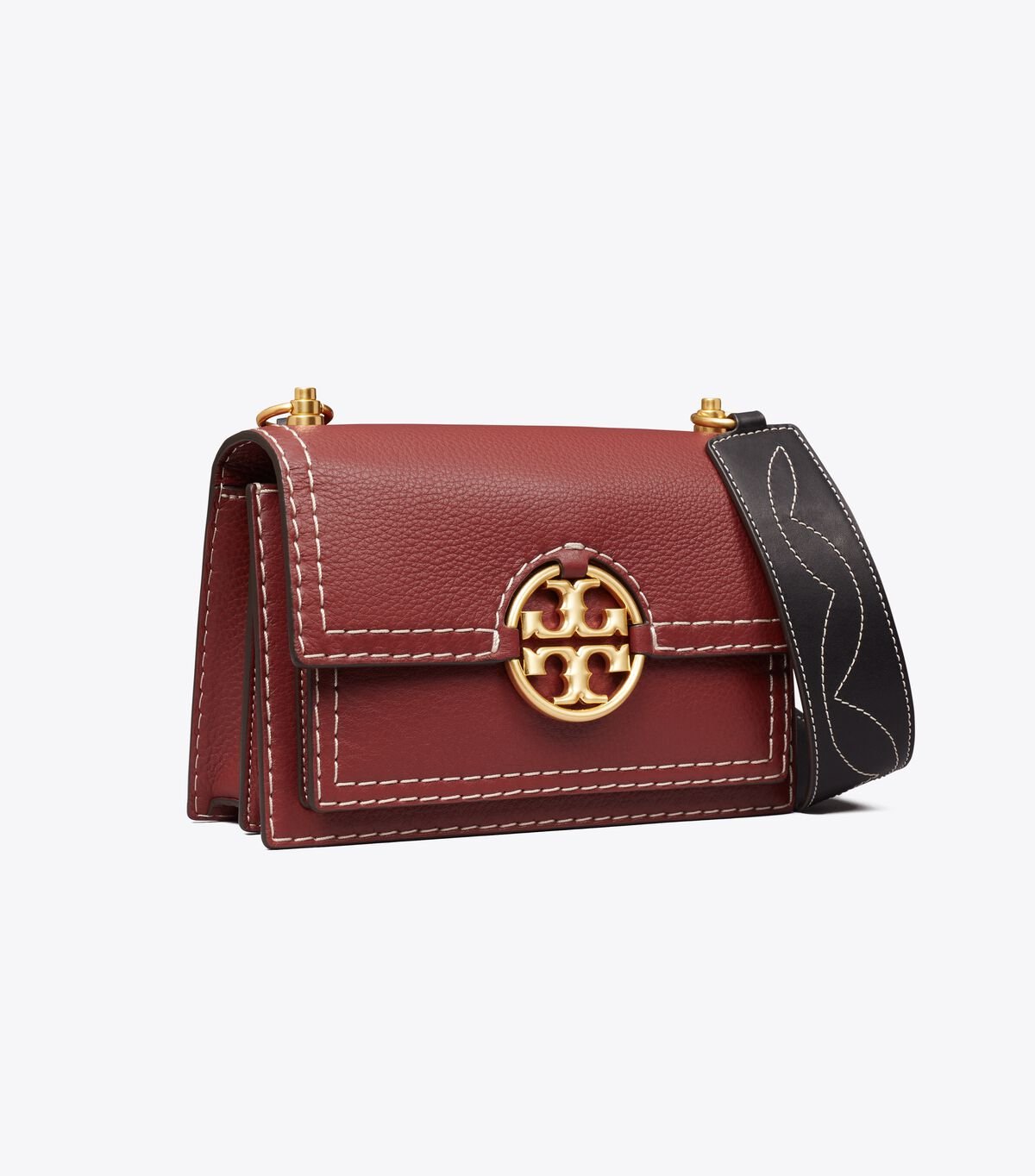 Tory Burch Red Small Miller Western Flap Shoulder Bags