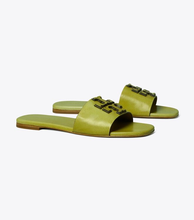 Tory Burch Green Ines Sandals