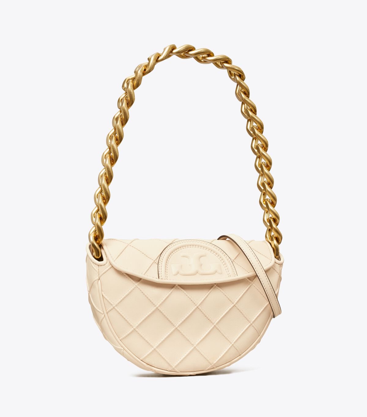 Tory Burch Cream Fleming Soft Mini Bag
