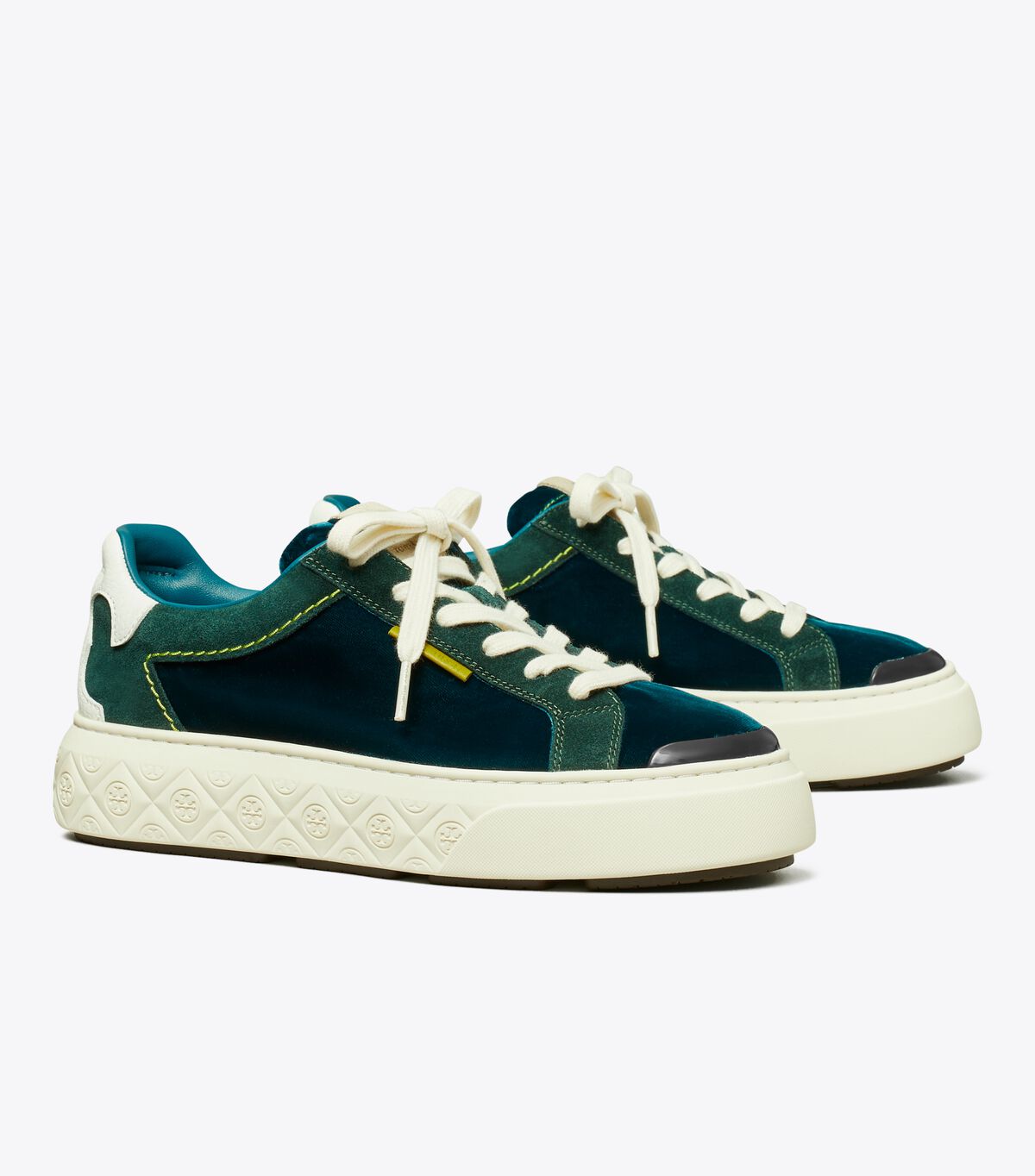 Tory Burch Turquoise / Light Grey Ladybug Sneakers