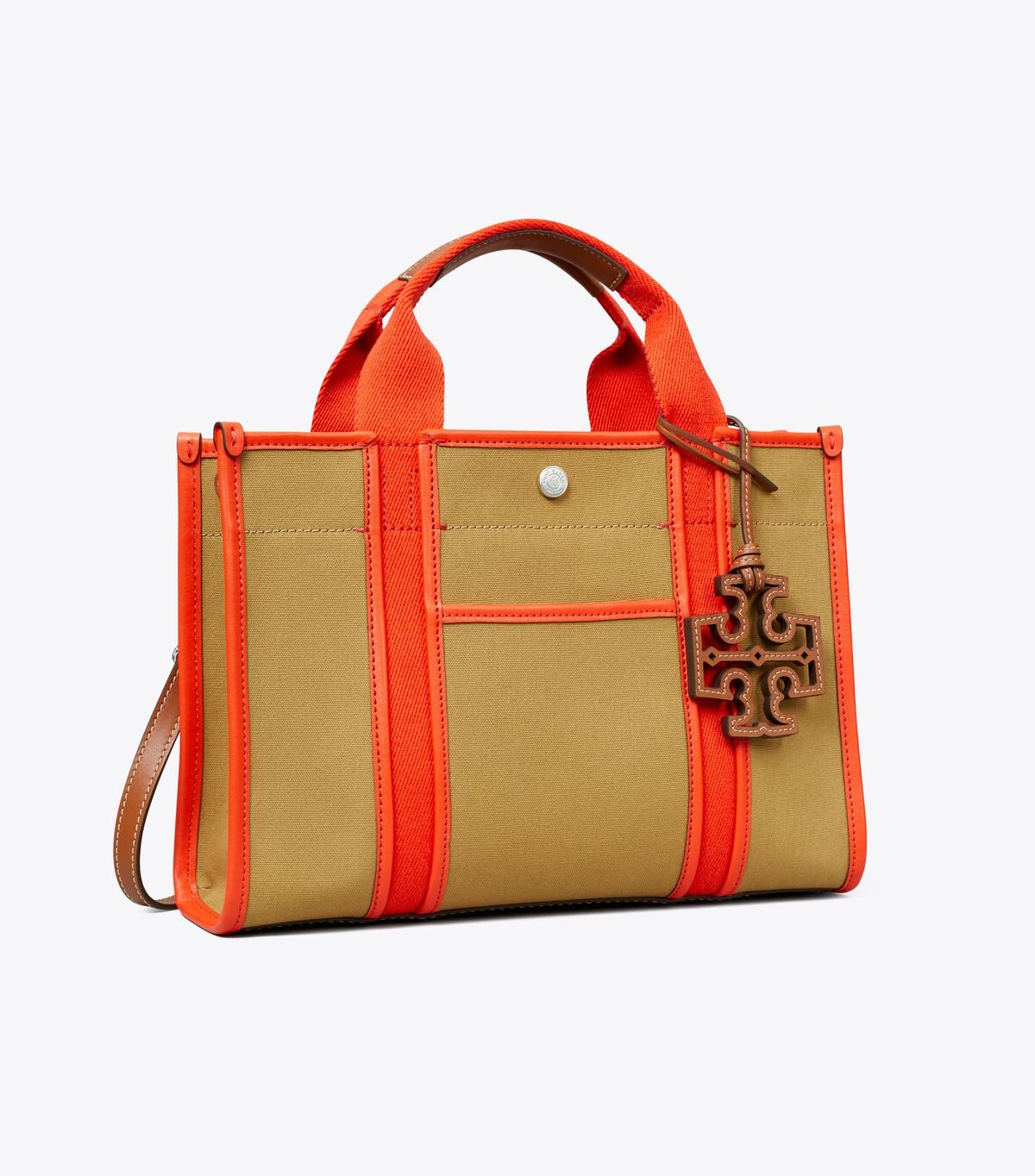Tory Burch Multicolor Small Twill Tory Tote Bags