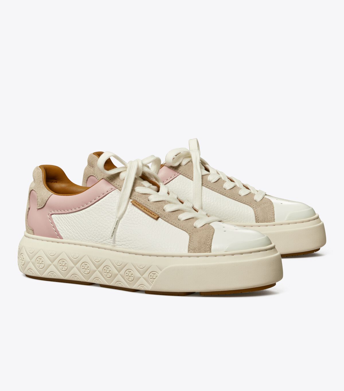 Tory Burch White Ladybug Sneakers