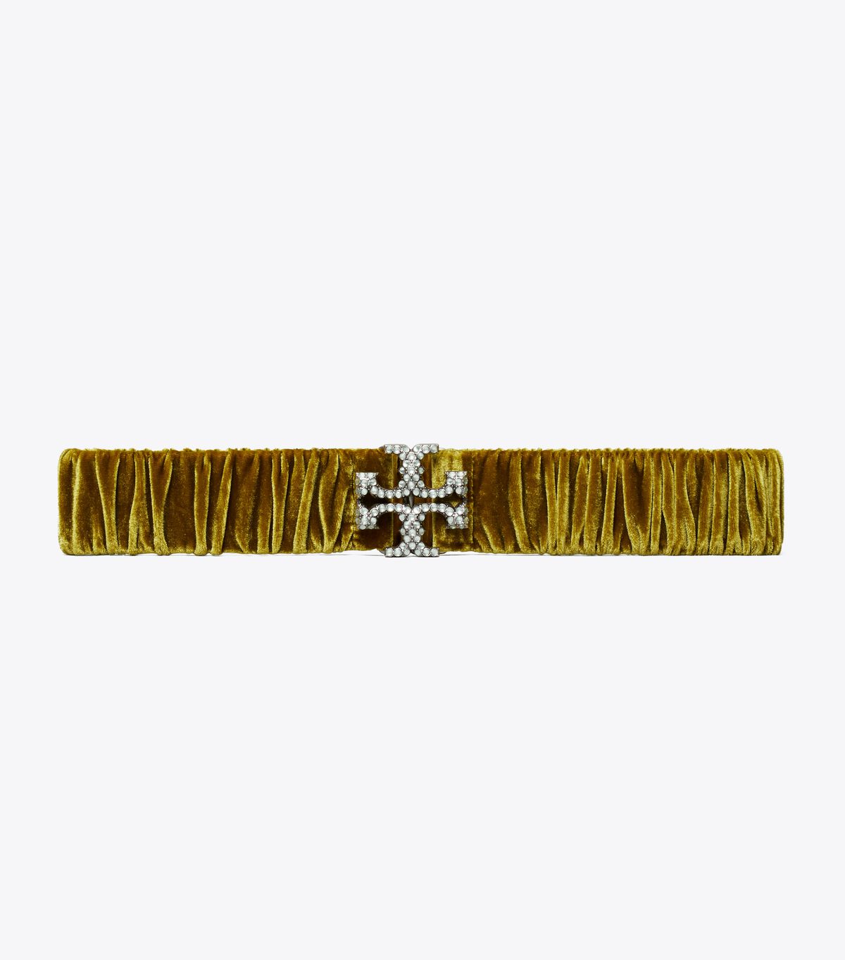 Tory Burch Dark Eleanor Velvet Stretch Belts