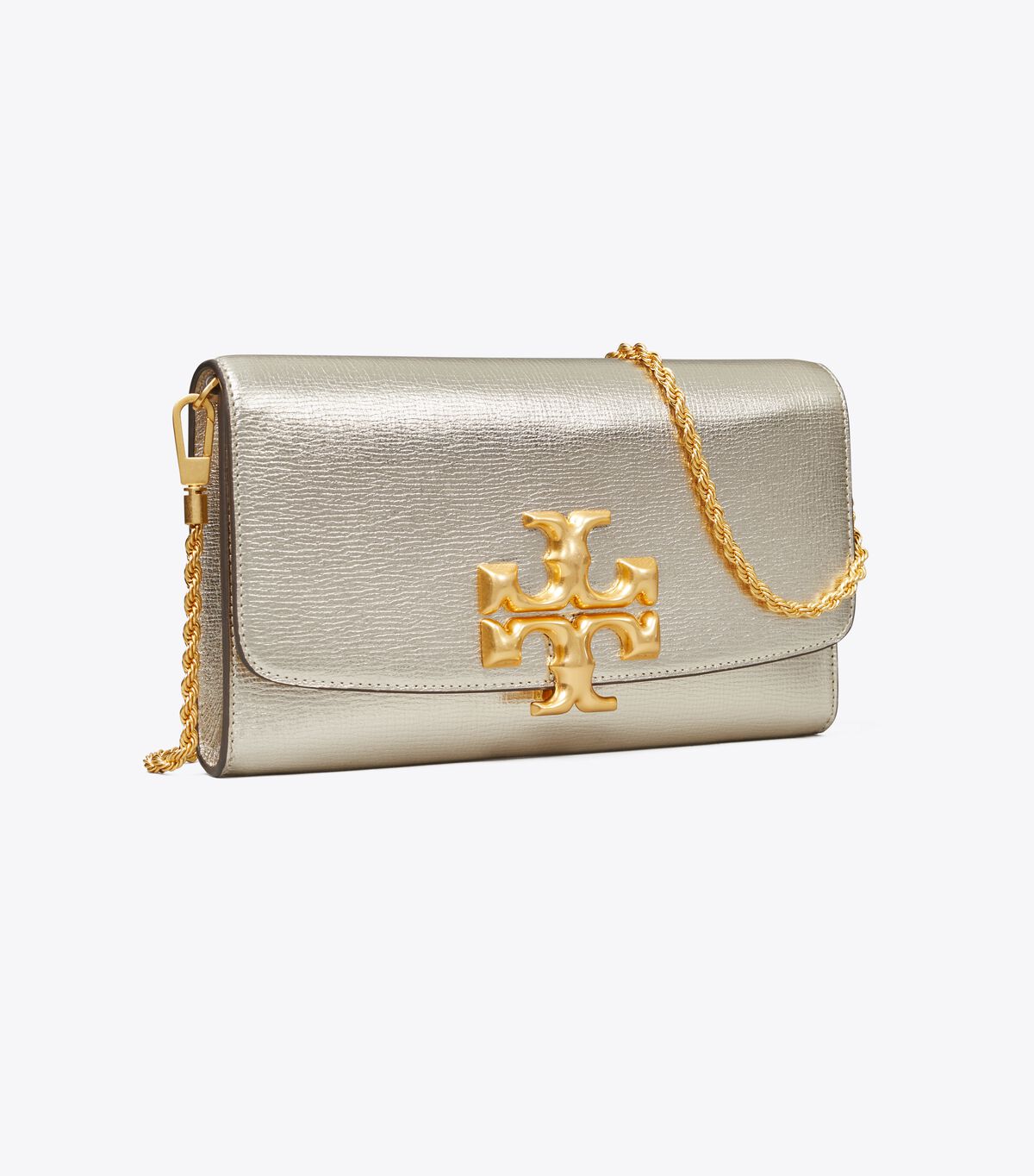Tory Burch Gold Eleanor Clutch Bag
