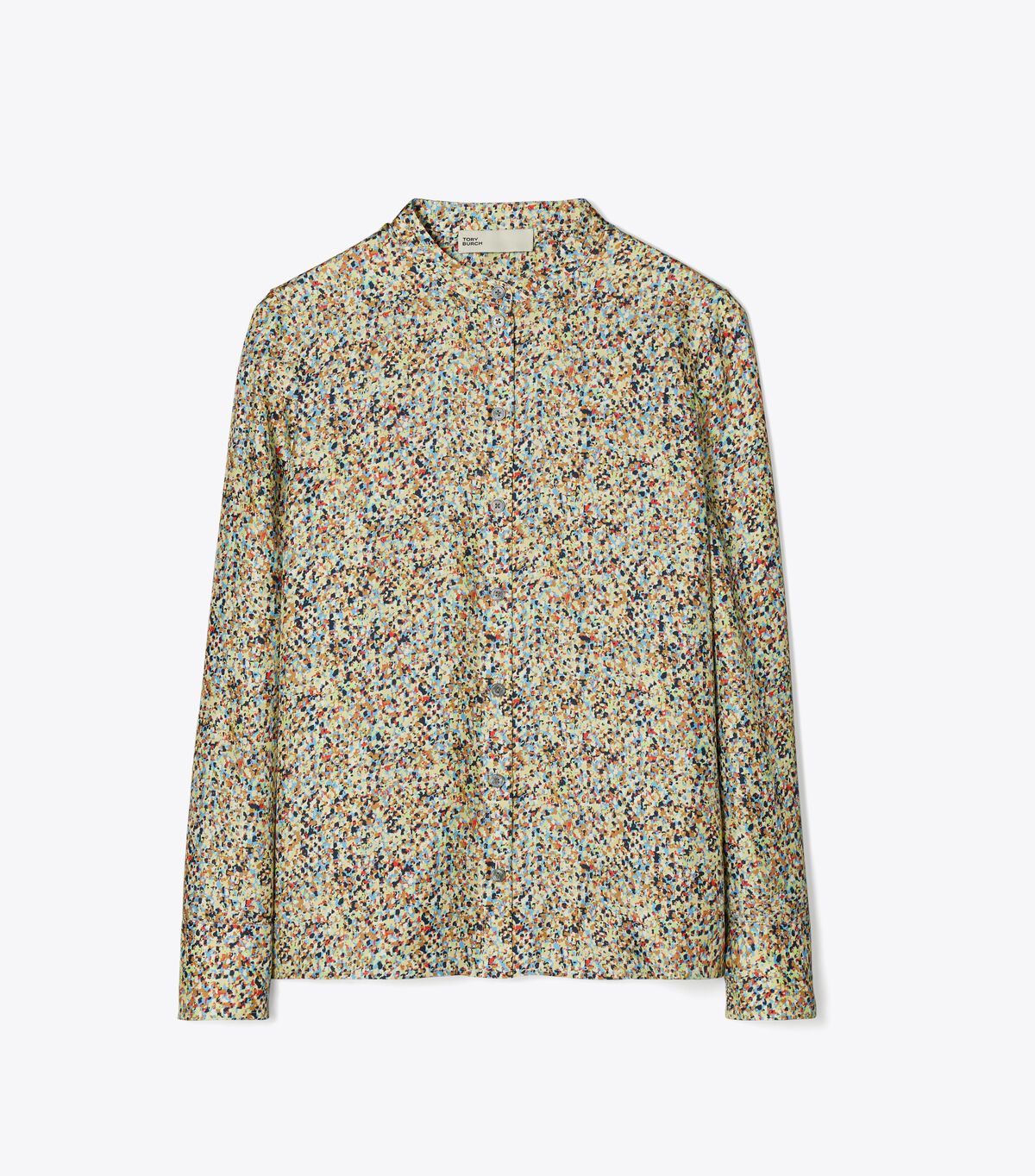 Tory Burch Multicolor Printed Silk Twill Blouse