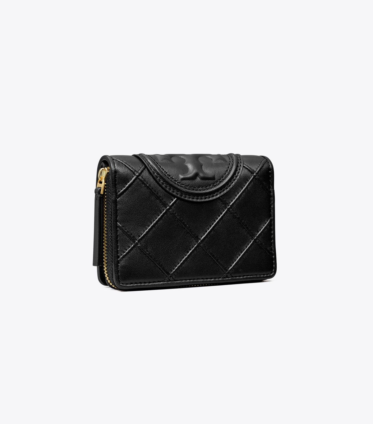 Tory Burch Black Fleming Soft Wallets