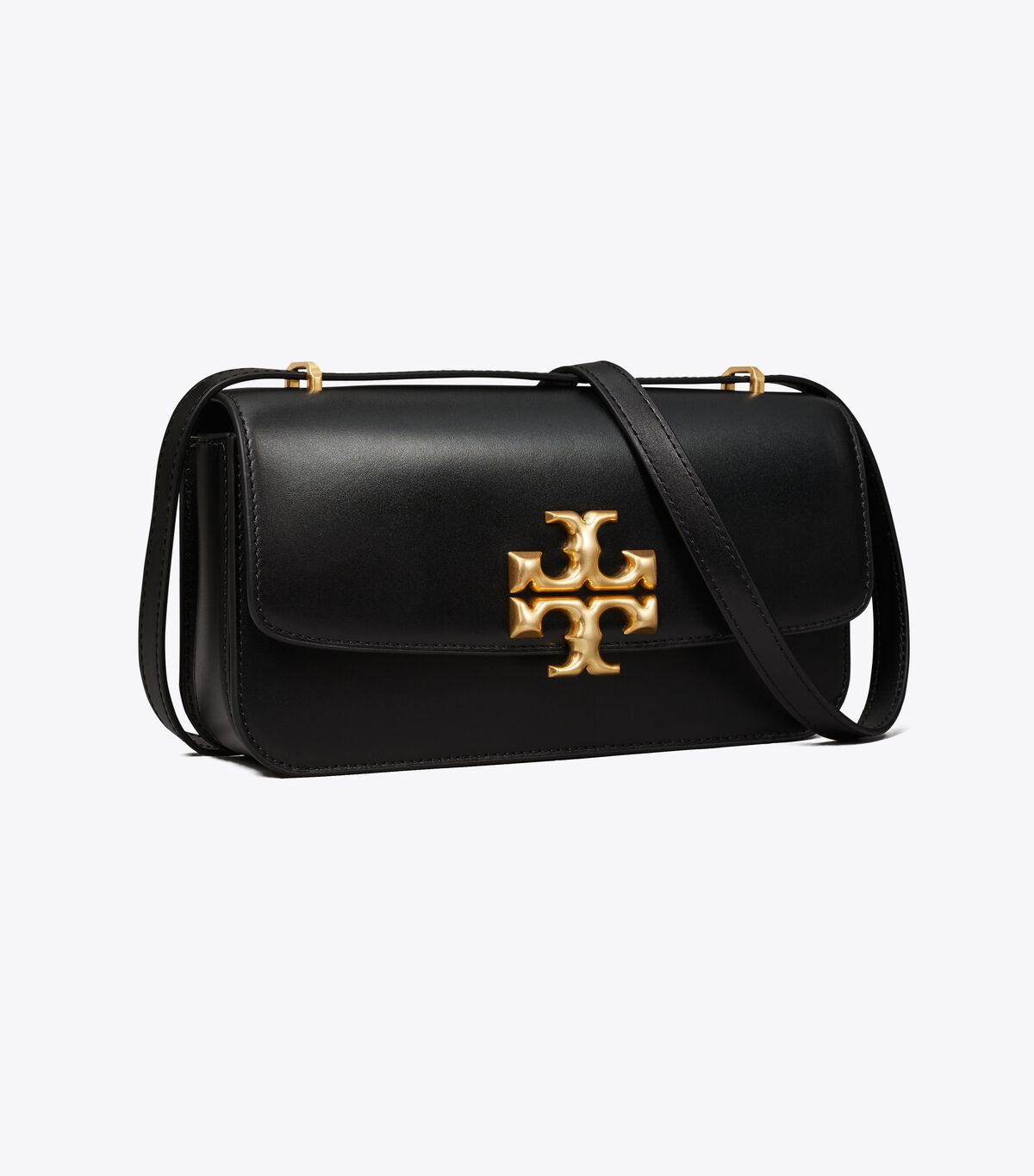 Tory Burch Black Small Eleanor Rectangular Shoulder Bags