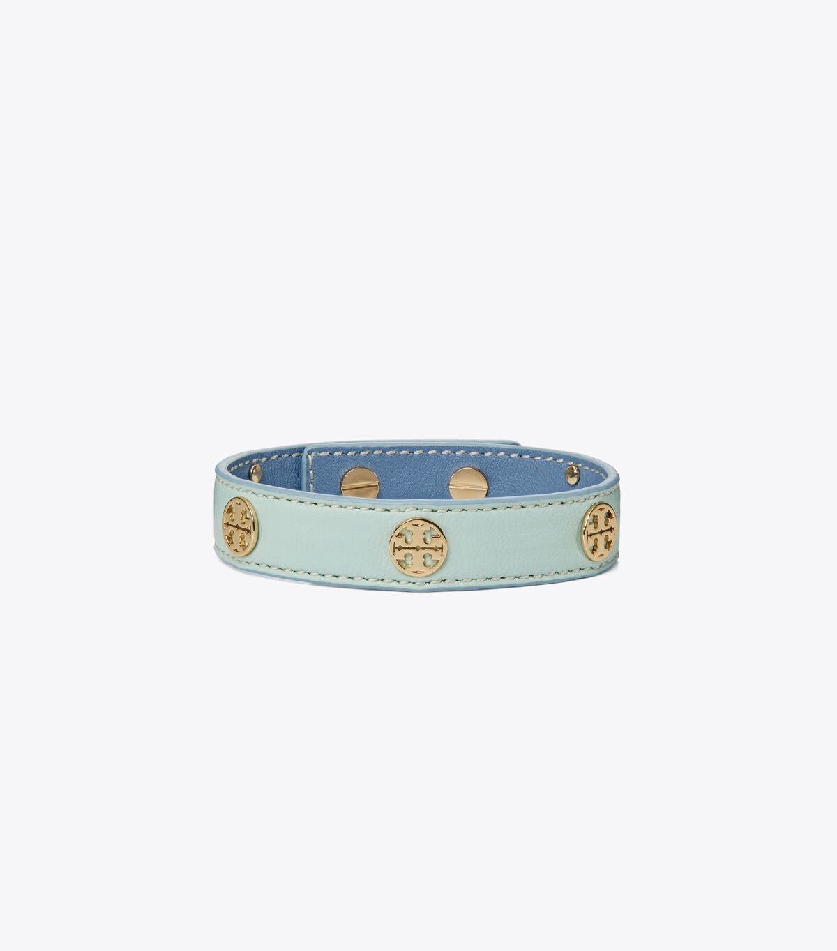 Tory Burch Gold Miller Leather Bracelet