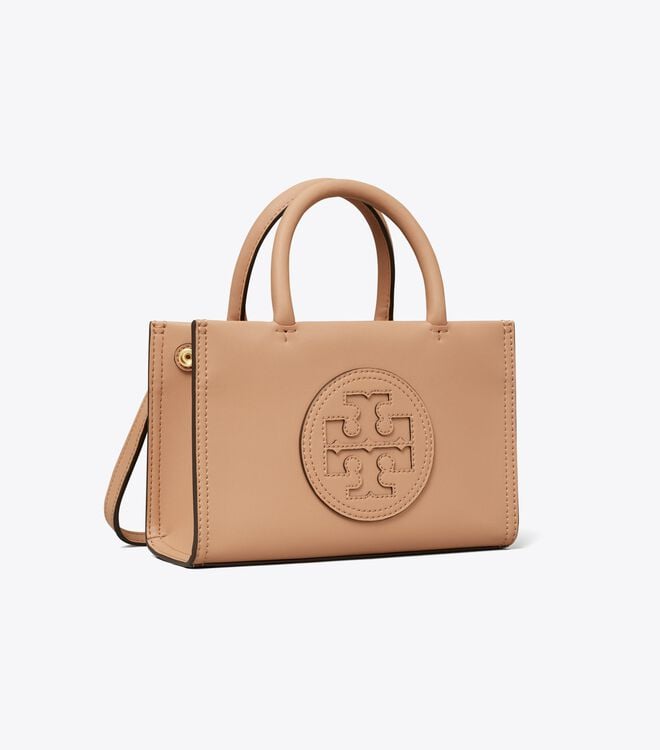 Tory Burch Brown Mini Ella Bio Tote Bags