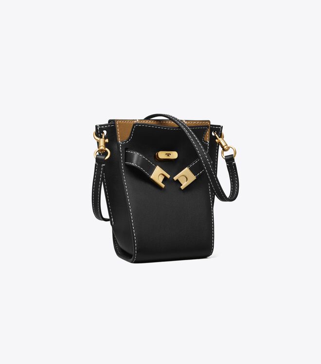 Tory Burch Black Petite Lee Radziwill Satchel Bags