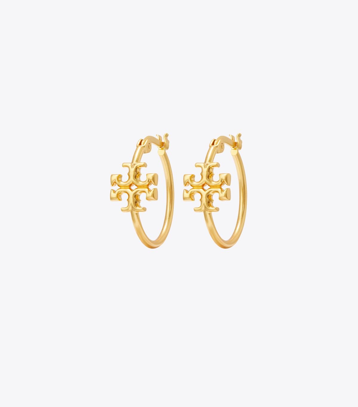 Tory Burch Gold Small Eleanor Hoop Earrings