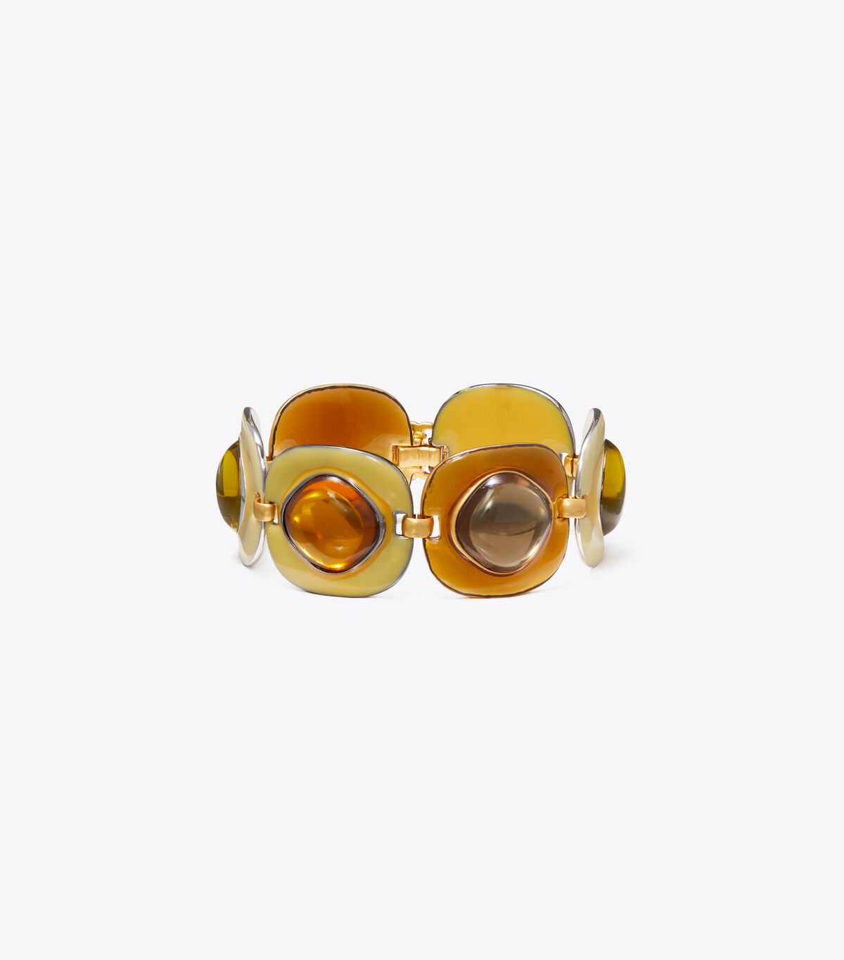 Tory Burch Gold / Multicolor Roxanne Embellished Bracelet