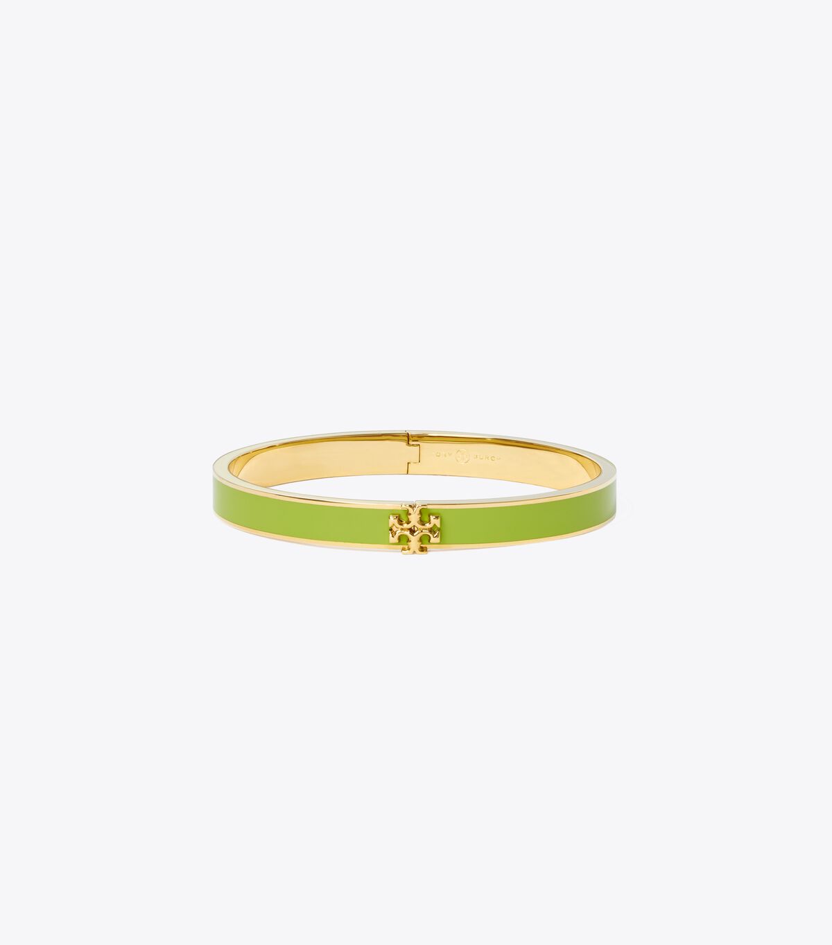 Tory Burch Gold / Green Kira Enamel 7mm Bracelet