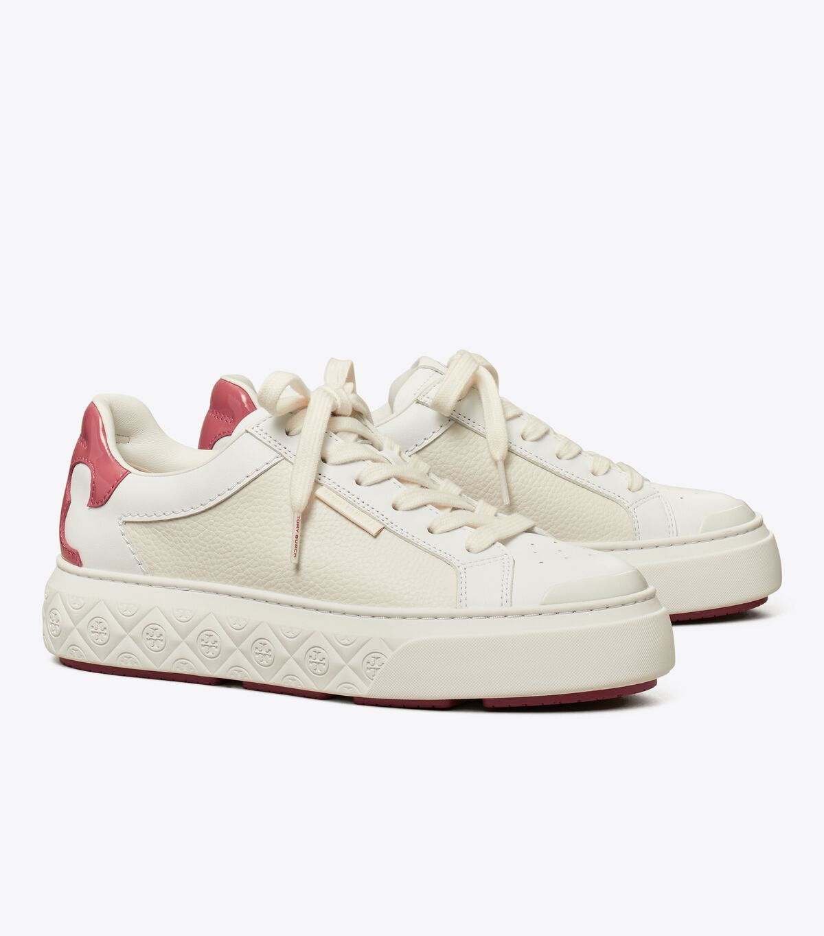 Tory Burch Titanium White / Wash Ladybug Sneakers