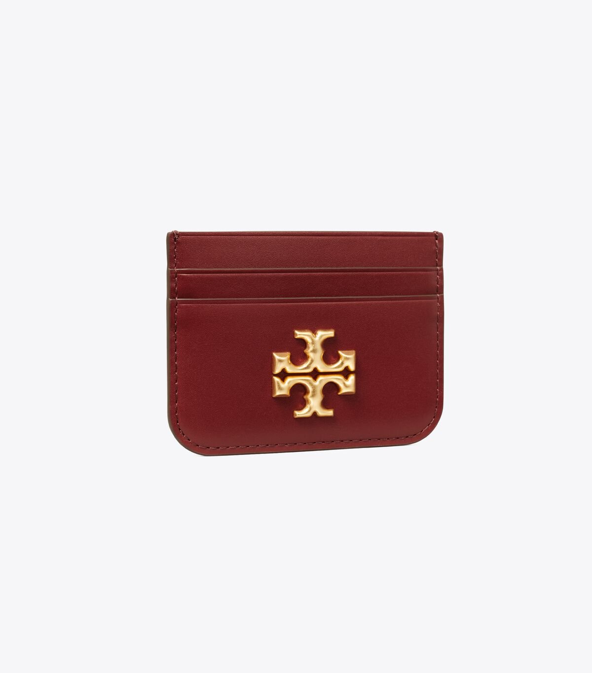 Tory Burch Burgundy Eleanor Card Case
