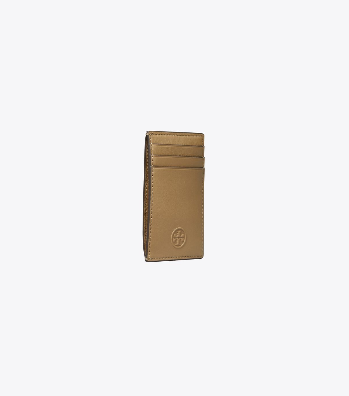 Tory Burch Grey Fleming Soft Card Case