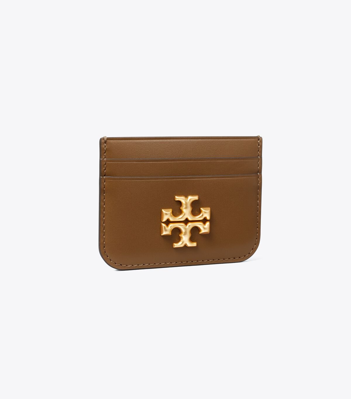 Tory Burch Brown Eleanor Card Case