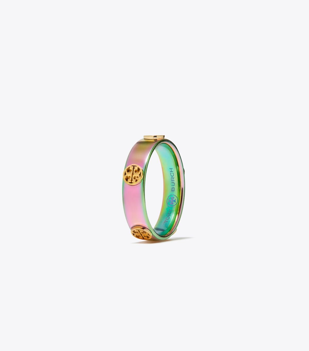 Tory Burch Gold / Pink Miller Stud Ring