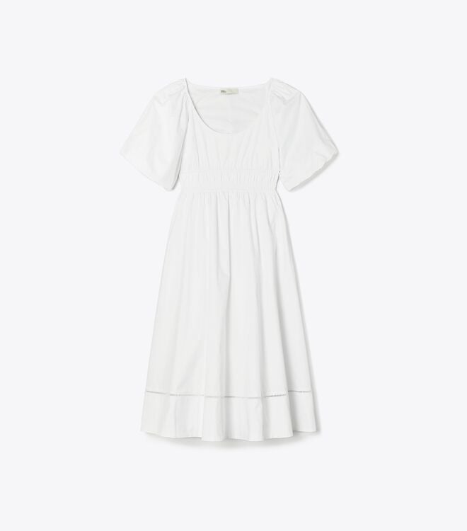 Tory Burch White Scoop-neck Dress
