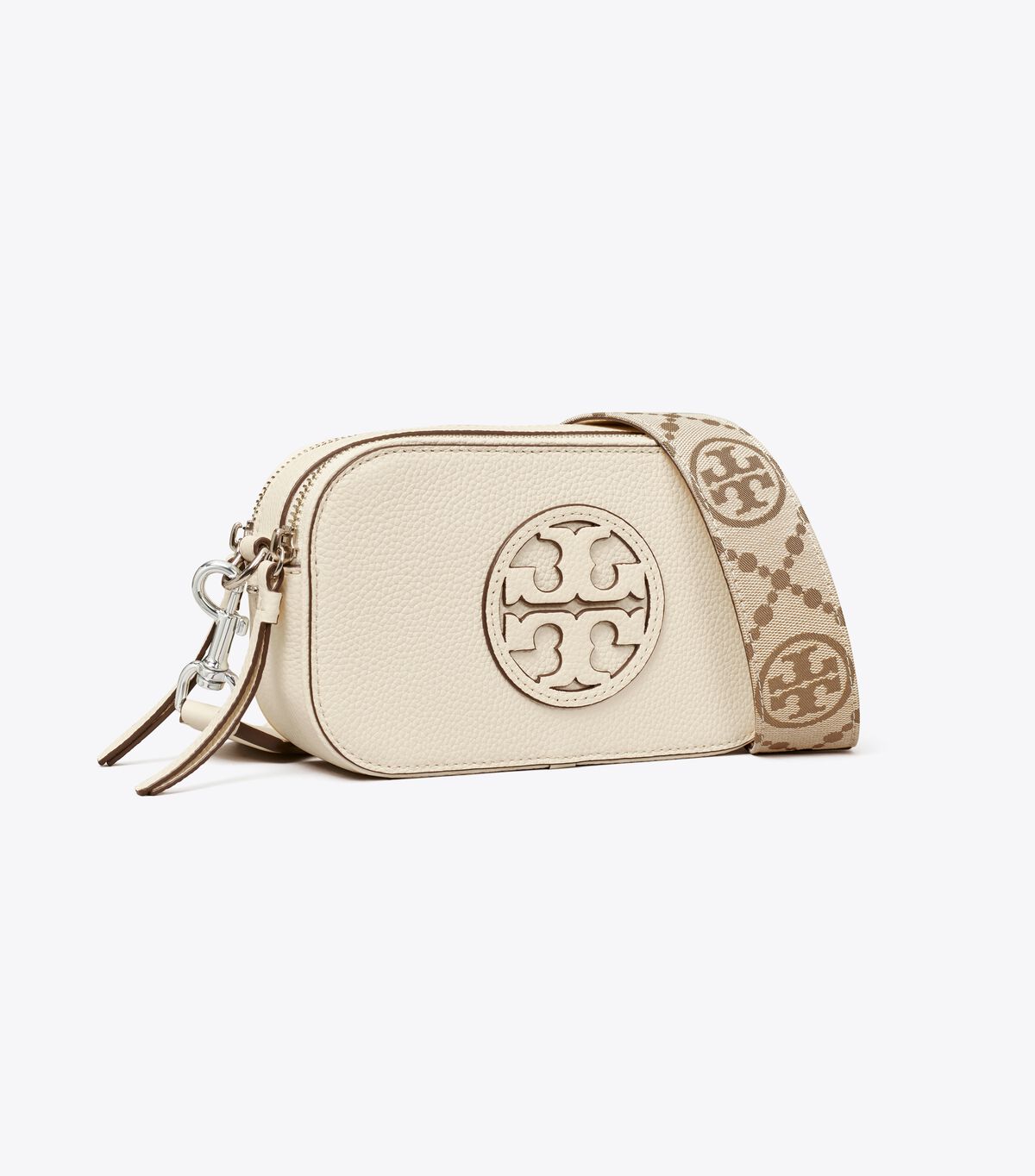 Tory Burch White Mini Miller Crossbody Bags