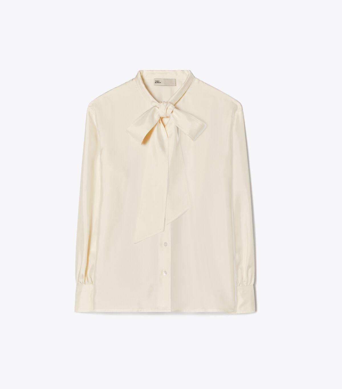 Tory Burch White Silk Blouse