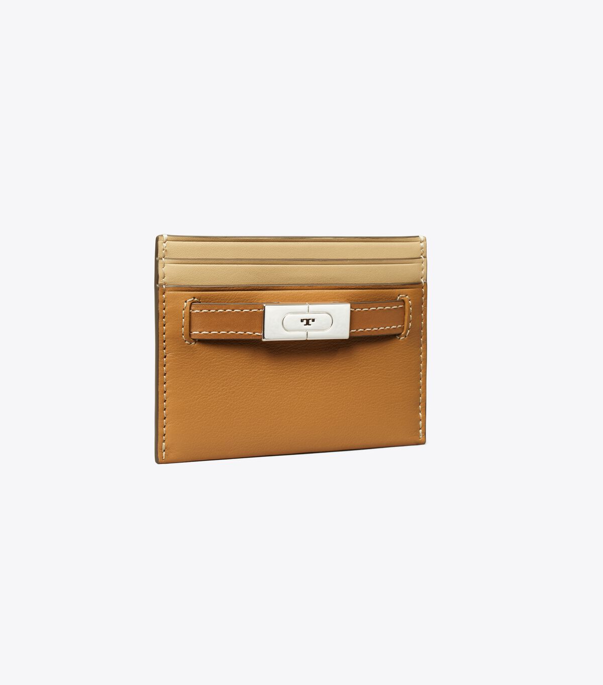Tory Burch Brown T Monogram Card Case