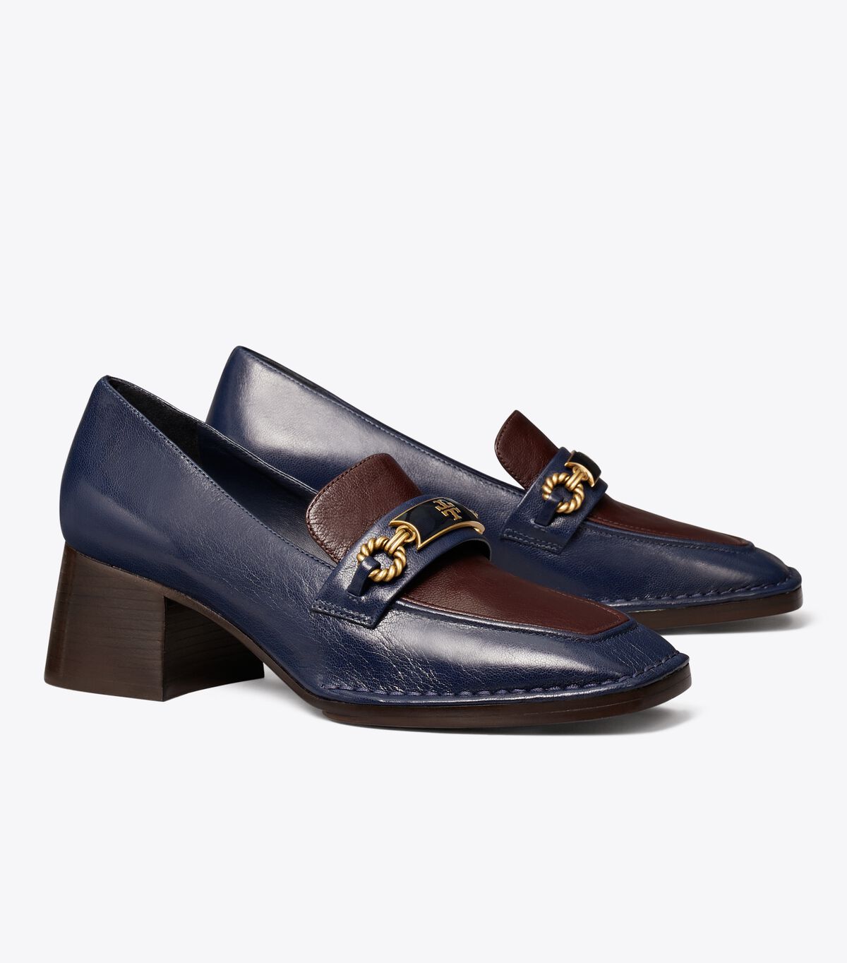 Tory Burch Royal Navy / Purple Perrine Loafers