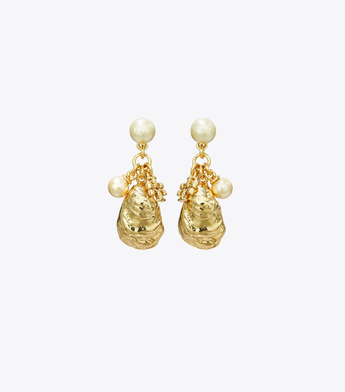 Tory Burch Gold Kira Charm Earrings