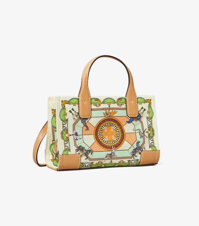 Tory Burch Cream Ella Printed Mini Bag