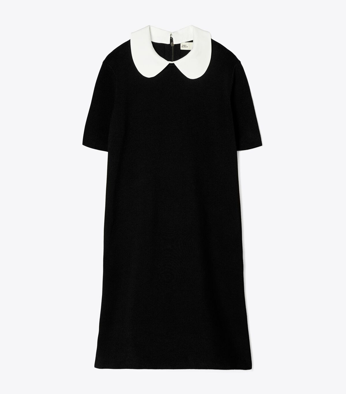 Tory Burch Black Poplin Collar Dress