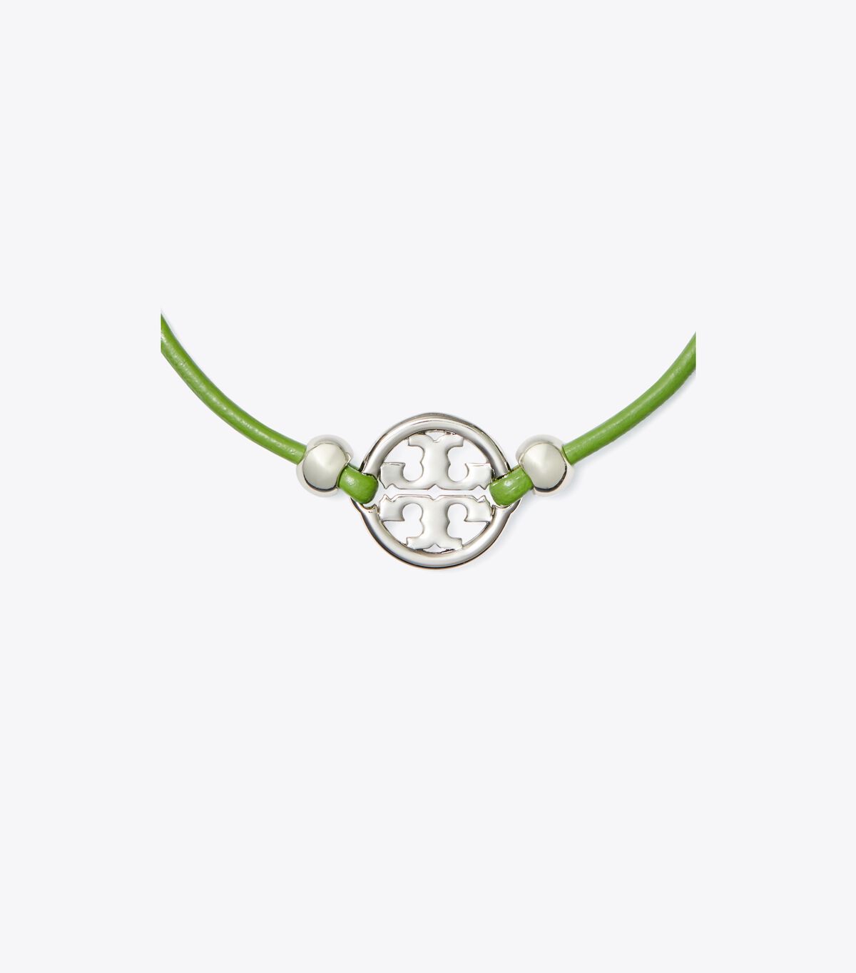Tory Burch Silver / Brown Miller Slider Bracelet