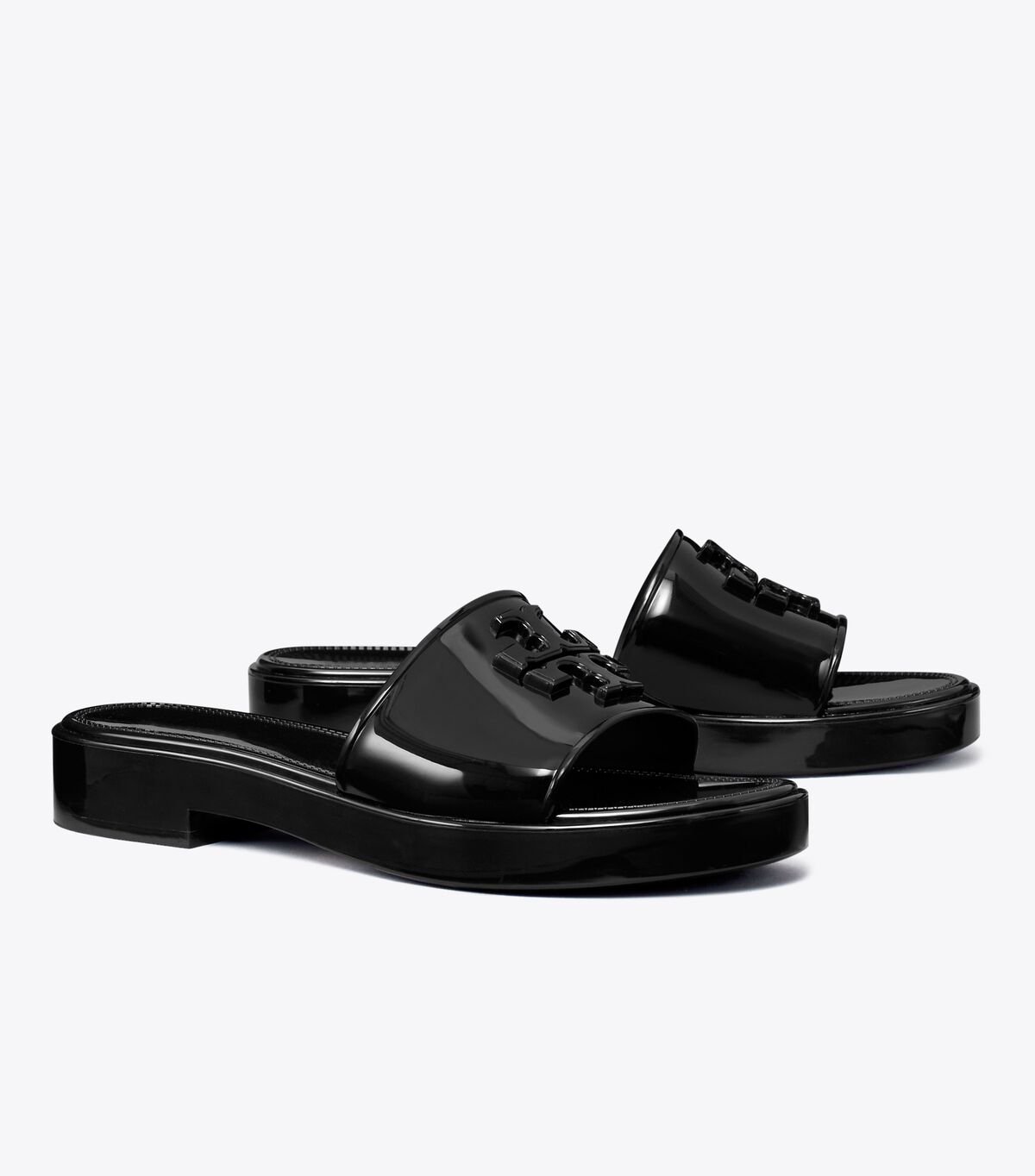 Tory Burch Black Eleanor Jelly Sandals